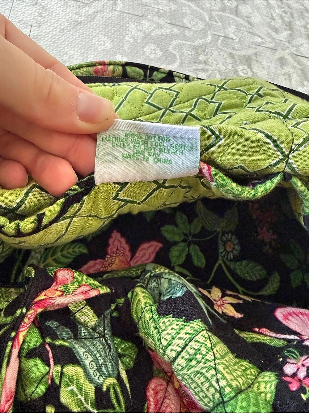 Vera Bradley Tote Shoulder Bag Botanica - Picture 9 of 9